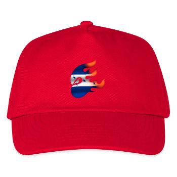 Flagge von Honduras - Honduras - Ninja - Kinder Basecap - Rot - Vorne