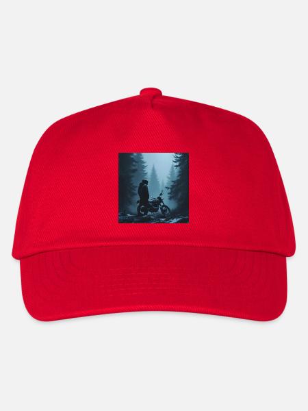 Northern Mist - Kids’ Baseball Cap - red