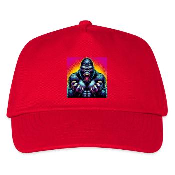 gorilla - Kids’ Baseball Cap - red - Front