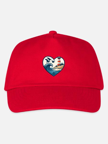 Love of the Baltic Sea - Kids’ Baseball Cap - red
