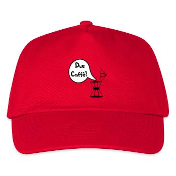 Due Caffè - Espressi Espresso - Kids’ Baseball Cap - red - Front