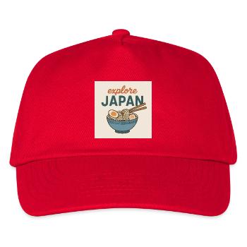 explore Japan Ramen - Kids’ Baseball Cap - red - Front