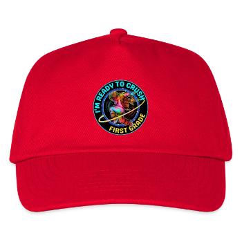 ICH BIN BEREIT, DIE ERSTE KLASSE ZU VERNICHTEN - Kinder Basecap - Rot - Vorne