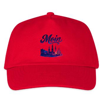 Hambourg Moin City Silhouette Cadeau Galactique - Casquette de baseball Enfant - rouge - Devant