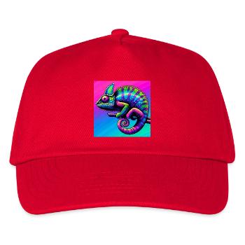 chameleon - Kids’ Baseball Cap - red - Front
