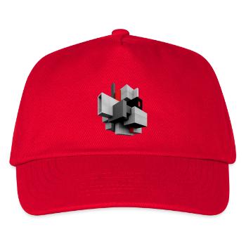 Cube - Casquette de baseball Enfant - rouge - Devant