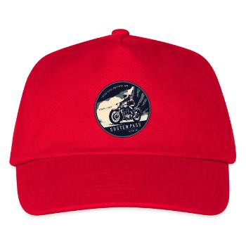 susten pass, Swiss alps , Switzerland - Kids’ Baseball Cap - red - Front