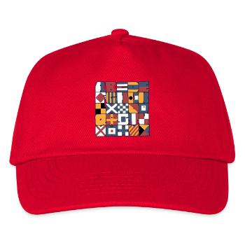 Nautical flags - Kids’ Baseball Cap - red - Front