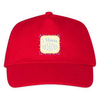 Franzbrötchen Schulkind 2. Klasse - Kinder Basecap - Rot - Vorne