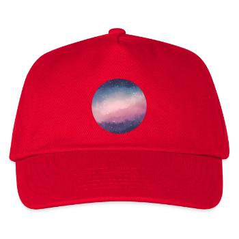 Imprimé ciel nuageux galactique - Casquette de baseball Enfant - rouge - Devant