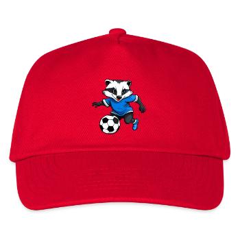 Badgers Football - Kids’ Baseball Cap - red - Front