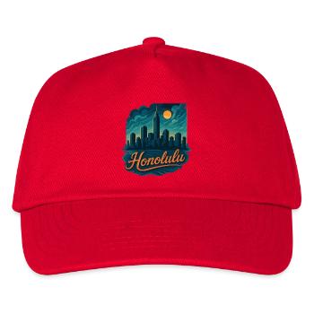 Honolulu Waikiki Capital Hawaii Aloha cadeau - Casquette de baseball Enfant - rouge - Devant