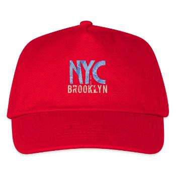 NYC Brooklyn – Urban Street Style - Kids’ Baseball Cap - red - Front