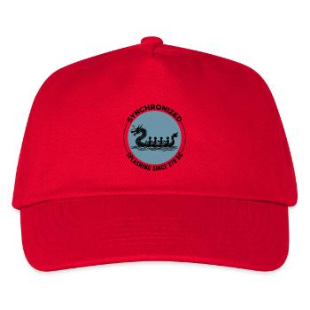 Drachenboot-Rennteam - Kinder Basecap - Rot - Vorne
