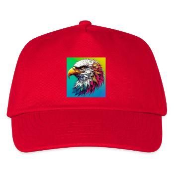 eagle - Kids’ Baseball Cap - red - Front