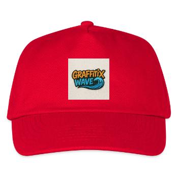 Graffitix Wave Graffiti Logo - Casquette de baseball Enfant - rouge - Devant