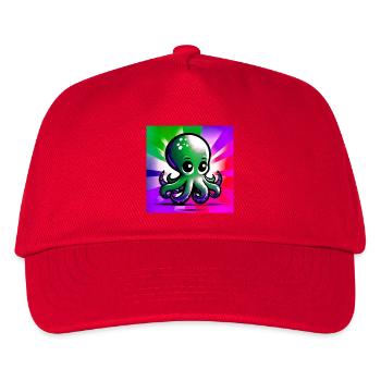 Octopus - Kids’ Baseball Cap - red - Front