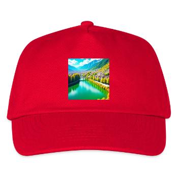 Emerald Valley and Alpine Village - Kids’ Baseball Cap - red - Front