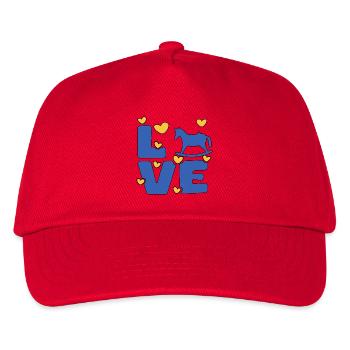 SCHAUKELPFERDE PFERDE - Kinder Basecap - Rot - Vorne