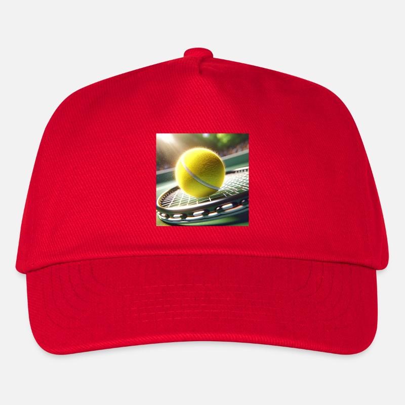 Sport, Tennis - Kinder Basecap - Rot