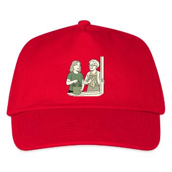 Mamie Karin - Casquette de baseball Enfant - rouge - Devant