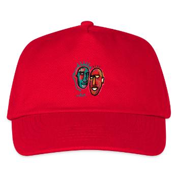 DOUBLE - Casquette de baseball Enfant - rouge - Devant