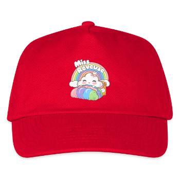 Miss Dreamer, Childhood Poetics and Imagination - Kids’ Baseball Cap - red - Front