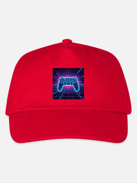 Neon Gaming Universe - Kinder Basecap - Rot