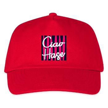 ADIEU LAPIN CHÉRI - Casquette de baseball Enfant - rouge - Devant