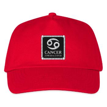 Zodiac sign Cancer - Kids’ Baseball Cap - red - Front
