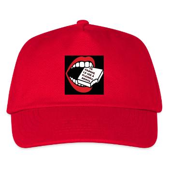 Das Leben ist gut - Kinder Basecap - Rot - Vorne
