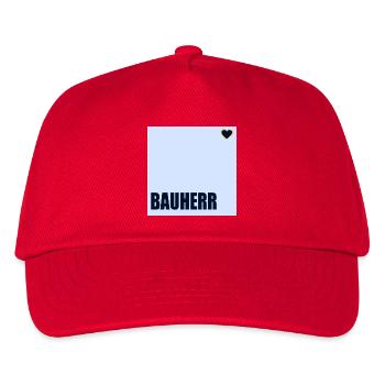 CONSTRUCTEUR DE MAISONS HERZ - Casquette de baseball Enfant - rouge - Devant
