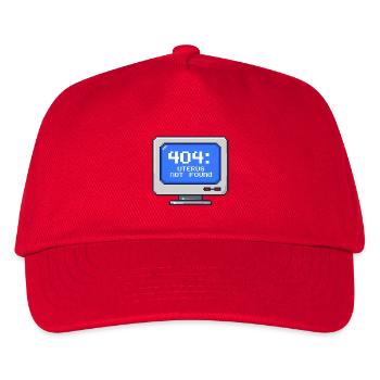 404 : utérus introuvable - Pixel 8 bits - Casquette de baseball Enfant - rouge - Devant