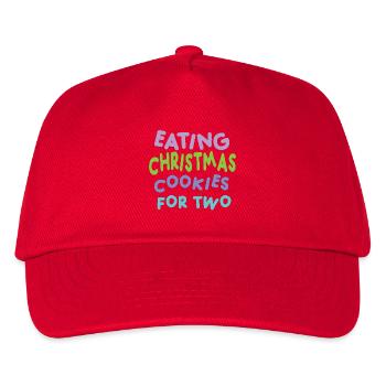 Cookies de Noël pour deux - Casquette de baseball Enfant - rouge - Devant