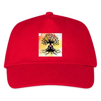 Arbre de vie lotus bouddha  - Casquette de baseball Enfant - rouge - Devant