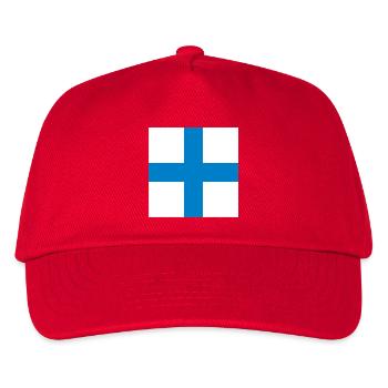 Stop_Your_Intentions_Flag - Kids’ Baseball Cap - red - Front