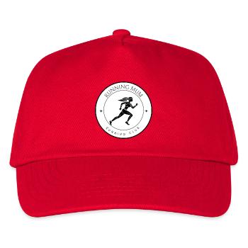 🏃‍♀️ Running Mum – Für alle laufbegeisterten Mama - Kinder Basecap - Rot - Vorne