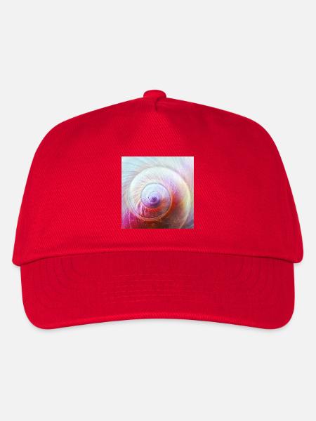 Spiralenschale - Kinder Basecap - Rot