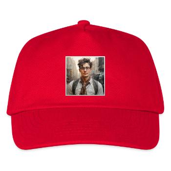 Indie Street Portrait Glasses - Kids’ Baseball Cap - red - Front