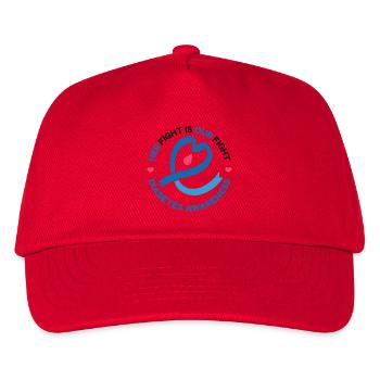Votre combat est notre combat – Sensibilisation au diabète - Casquette de baseball Enfant - rouge - Devant
