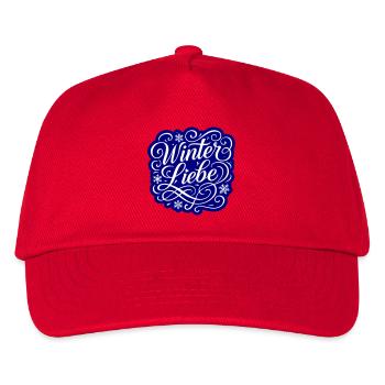 Winter Love Heart Wintery - Kids’ Baseball Cap - red - Front