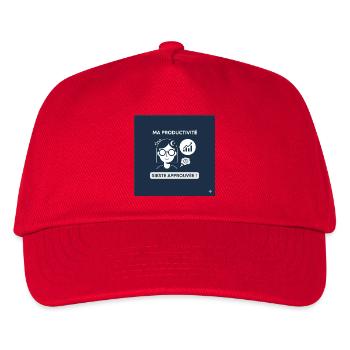 Nap Approved: Zen-Produktivität - Kinder Basecap - Rot - Vorne