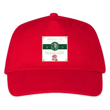 ROAD TO MILLIONAIRE - Kids’ Baseball Cap - red - Front