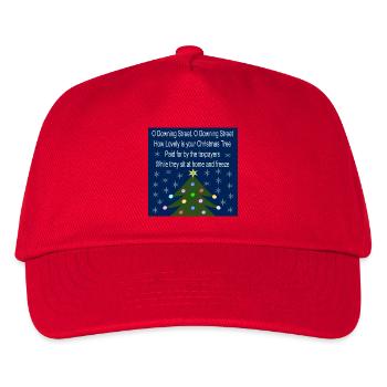 Taxpayer Christmas Tree at Downing Street - Kids’ Baseball Cap - red - Front