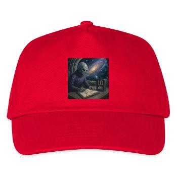 Alien Ecrivain Cosmos - Casquette de baseball Enfant - rouge - Devant