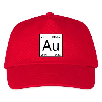 Gold Element Minimal - Kids’ Baseball Cap - red - Front