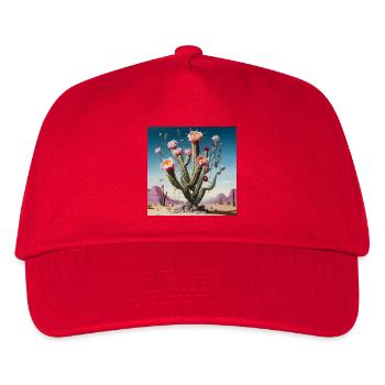 Desert Cactus Blossom Rush - Kids’ Baseball Cap - red - Front