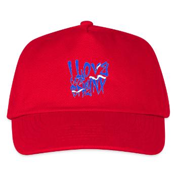 I Love Sphynx Cats Graffiti  - Kids’ Baseball Cap - red - Front