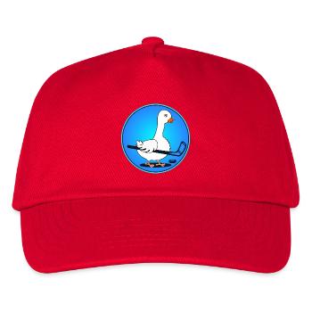Gänsehockey - Kinder Basecap - Rot - Vorne