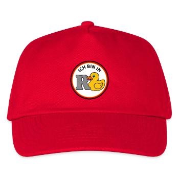R canard, pension, retraité, retraité - Casquette de baseball Enfant - rouge - Devant
